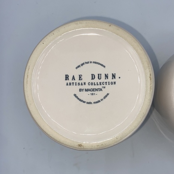 RAE DUNN Set 2 HONEY & JELLY Jars Vase Containers - Picture 6 of 11